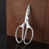 Multifunctional Stainless Steel Kitchen Scissors for Meat & Fish Cutting