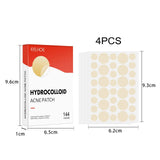 144pcs Acne Patches for Spot Treatment, Invisible Healing Stickers