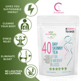 Herbal Detox Weight Loss Supplement - 40 Days, Non-GMO, Caffeine-Free