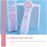Laser Cat Teasing Stick LED Light Pointer Interactive Pet Toy for Cats & Dogs