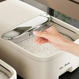 Rice Storage Box 10KG with Lid, Moisture & Insect Proof Kitchen Container