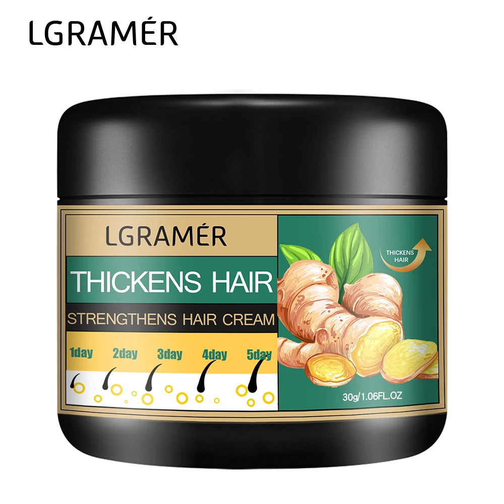 Ginger Hair Cream Deep Cleansing Hair Growth Treatment 100ml