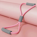 Portable Fitness Equipment 8 Shape Resistance Band for Home Gym Workout Pilates