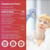 NAD 1000mg Liquid Supplement Packets with Nicotinamide Riboside & Resveratrol