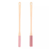 Silicone Shower Foot Brush with Long Handle - Toe Cleaning Scrubber