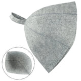 Anti Heat Sauna Hat Wool Felt Shower Cap Towel Drying Bath Accessory