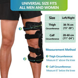 NEENCA Adjustable Knee Support Brace for Stability & Comfort - Unisex