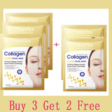 Korean Collagen Facial Mask 10pcs - Anti-Aging, Moisturizing, Brightening