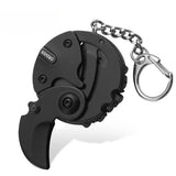 Multifunctional Keychain Screwdriver Hexagon Folding Coin Knife EDC Tool