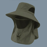 UV Protection Bucket Hat with Neck Flap for Men & Women - Outdoor Fishing & Hiking