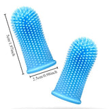Super Soft Pet Finger Toothbrush for Dogs & Cats - Nontoxic Silicone