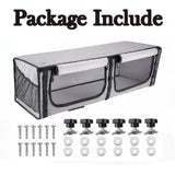 36" RV Soft-Sided Overhead Storage Cabinet with L Rail Tracks