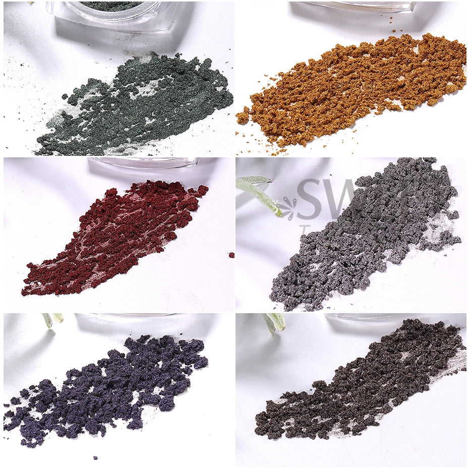 Cat Eye Chrome Magnetic Nail Powder - 6 Colors DIY Manicure Decor