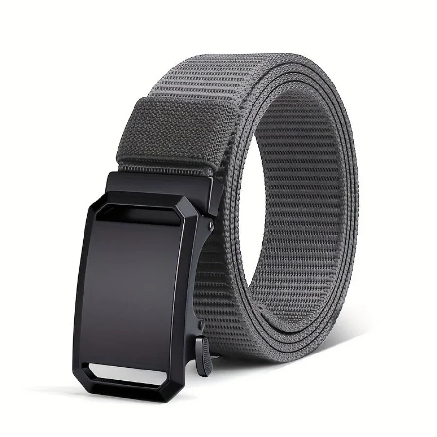 Automatic Buckle Canvas Tactical Belt for Men - Outdoor Workwear
