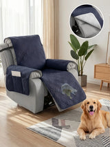 Recliner Cover with Pocket, Anti-Slip Sofa Cushion, Easy Installation