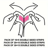 Depilatory Wax Strips 100 Pcs Hair Removal Paper for Face Body Beauty Tools