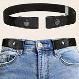 Invisible Elastic Belt for Women & Men - Traceless Design for Jeans & Pants