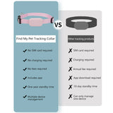 Pet GPS Tracker Collar for Cats & Dogs - Waterproof Real-Time Locator