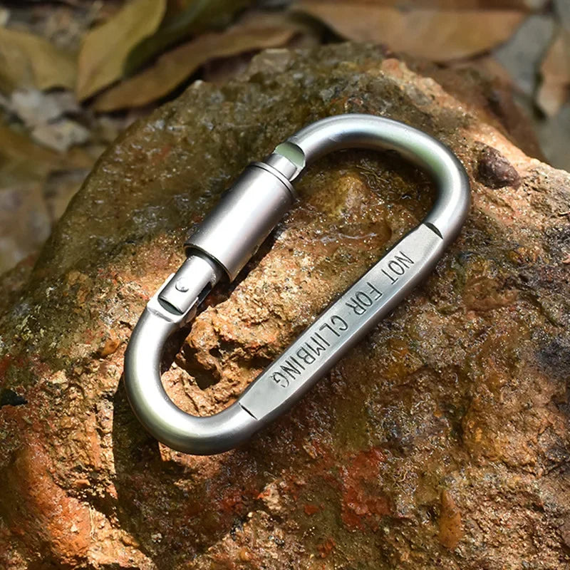 Carabiner Set 4-6PCS Aluminum Tactical Keychain Clips for Camping EDC