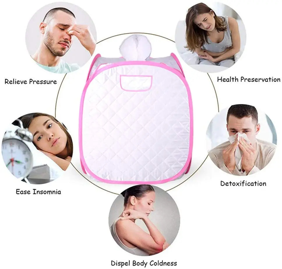 Portable Full Body Sauna Set with 3L Steamer & Remote Control