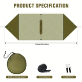 Ultralight 2-In-1 Camping Hammock with Mosquito Net, 1.6lbs