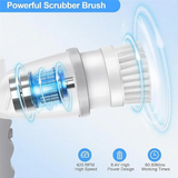 5 In 1 Electric Bath Brush Silicone Handheld Exfoliating Tool USB Waterproof