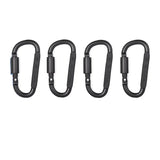 Carabiner Set 4-6PCS Aluminum Tactical Keychain Clips for Camping EDC
