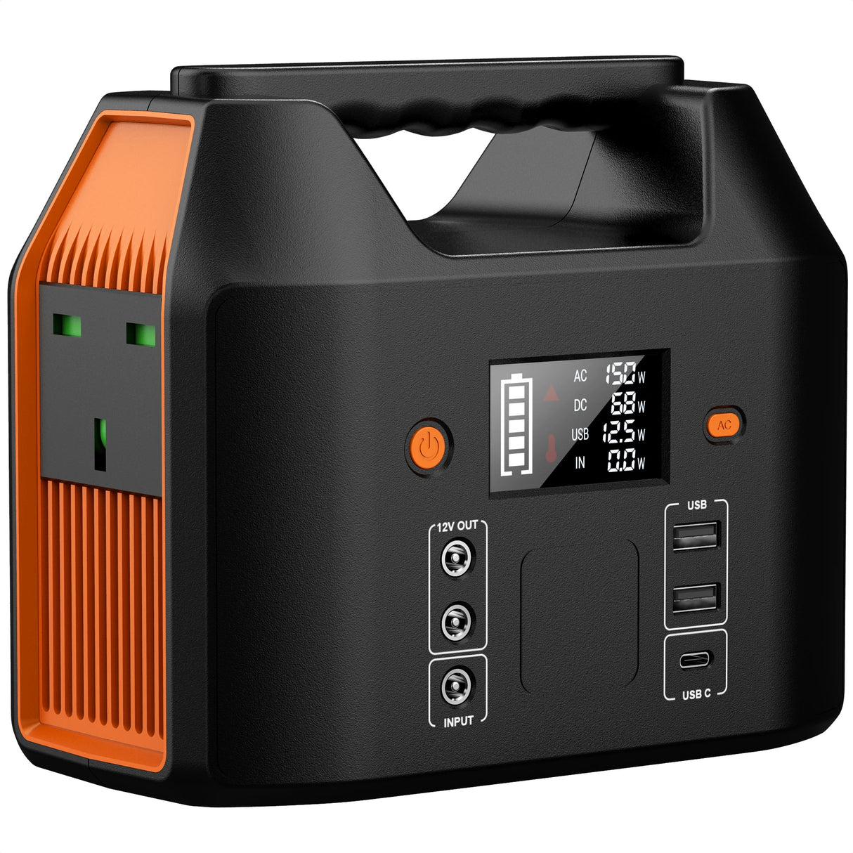 Portable Power Station 300W Solar Generator Power Bank for Camping RV CPAP