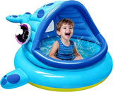 Inflatable Whale Baby Pool Tent for Kids - Toddler Swimming Pool