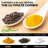 Curcumin Supplement 2600mg with Black Pepper for Enhanced Absorption