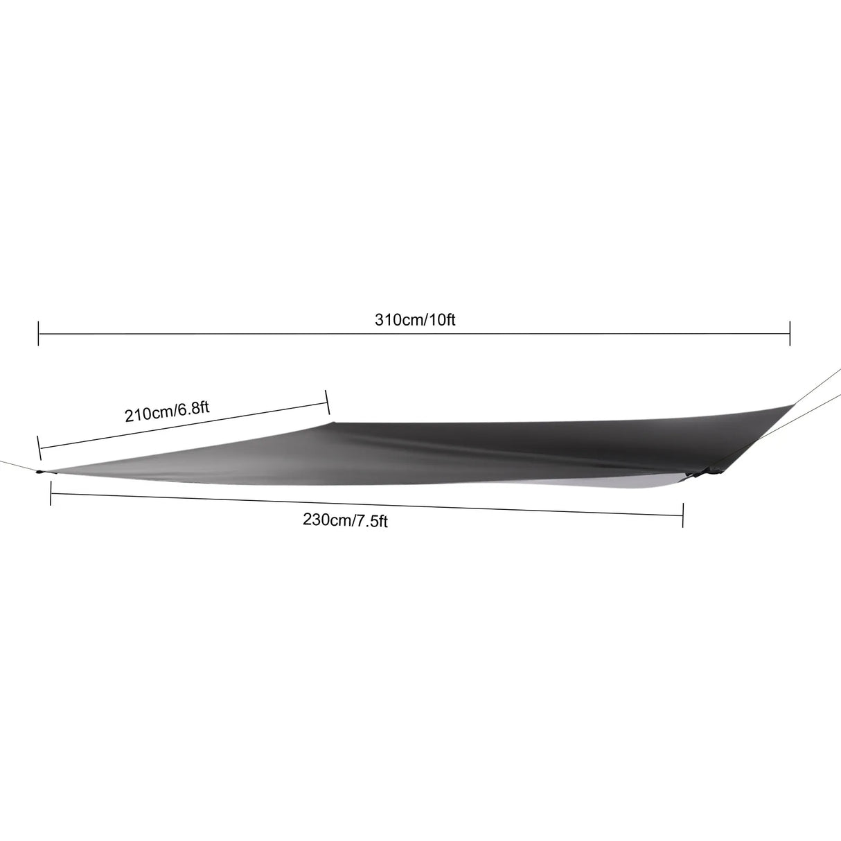 Portable Camping Hammock Set with Tree Straps, 440lbs Capacity