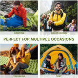 Inflatable Camping Mattress Pad with Pillows - Ultralight Air Mat