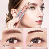Electric Eyebrow Trimmer Rechargeable Painless Facial Hair Remover for Women