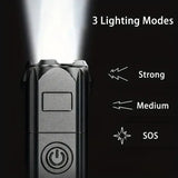 Powerful Rechargeable LED Flashlight 100,000 Lumen Waterproof Tactical Torch