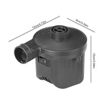 Portable Electric Air Pump 12V with 3 Nozzles for Inflatable Pools and More