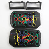 Portable Foldable Push-up Board Set with Handles for Fitness Training