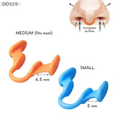 Anti-Snoring Nasal Dilator Silicone Nose Clip Sleep Aid Device