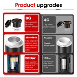 Portable Espresso Coffee Maker 3-in-1 for Car & Home Camping Travel