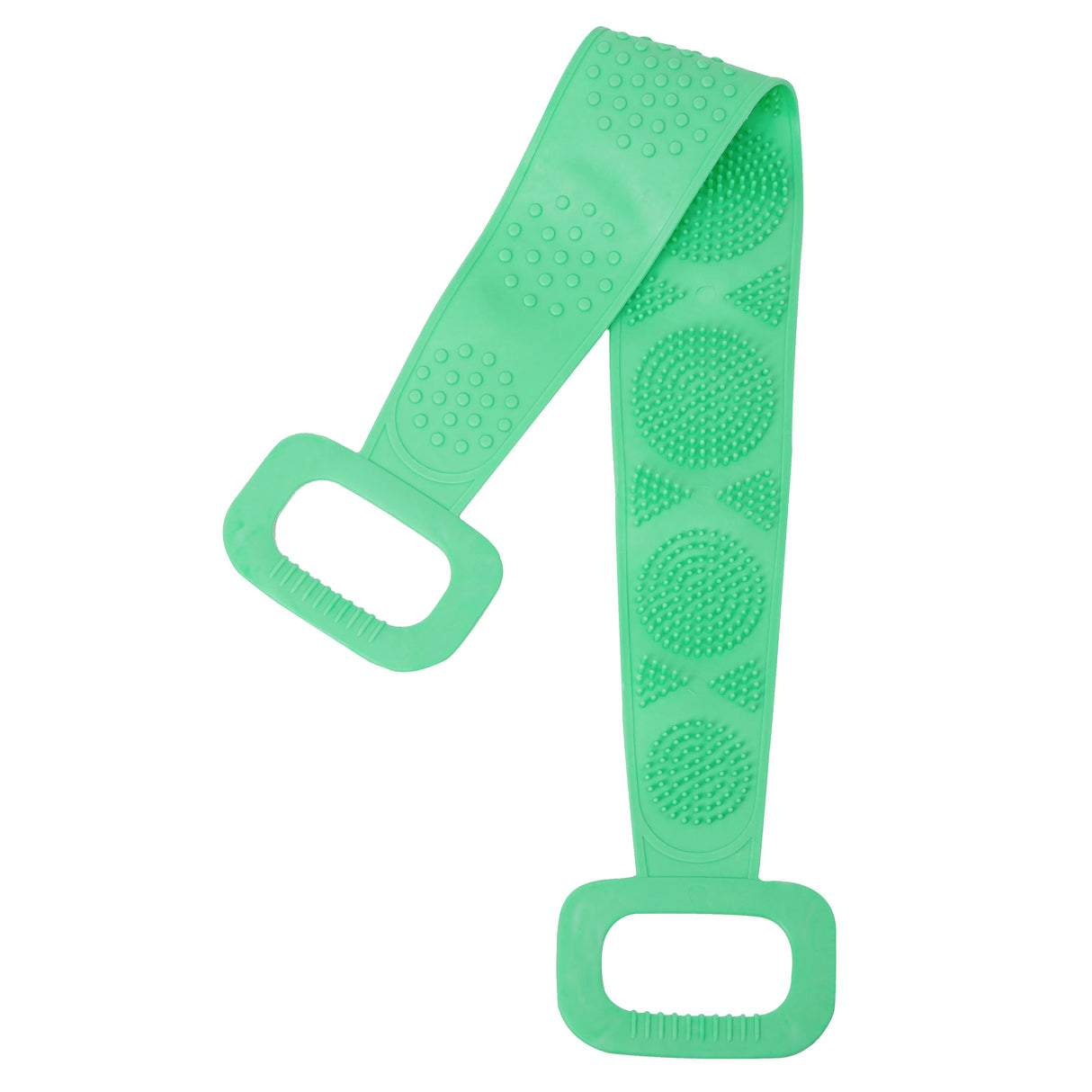 Silicone Bath Scrubber Exfoliating Brush Back Cleaner Body Strap Accessory