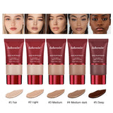 Matte BB Cream Foundation with Oil Control, 5 Colors Available, 30ml