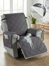 Recliner Cover with Pocket, Anti-Slip Sofa Cushion, Easy Installation