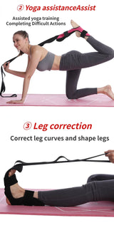 Leg Stretching Band for Flexibility & Rehabilitation - Fitness Training Belt