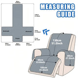 Recliner Cover with Pocket, Anti-Slip Sofa Cushion, Easy Installation