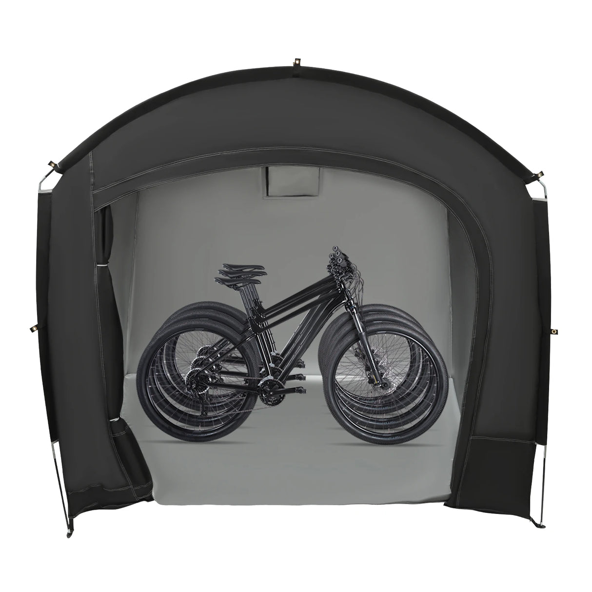 Portable Waterproof Bike Storage Shed for 1-4 Bikes, 220x150x185cm