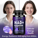 NAD+ Supplement with Resveratrol - Enhances Cellular Vitality & Energy