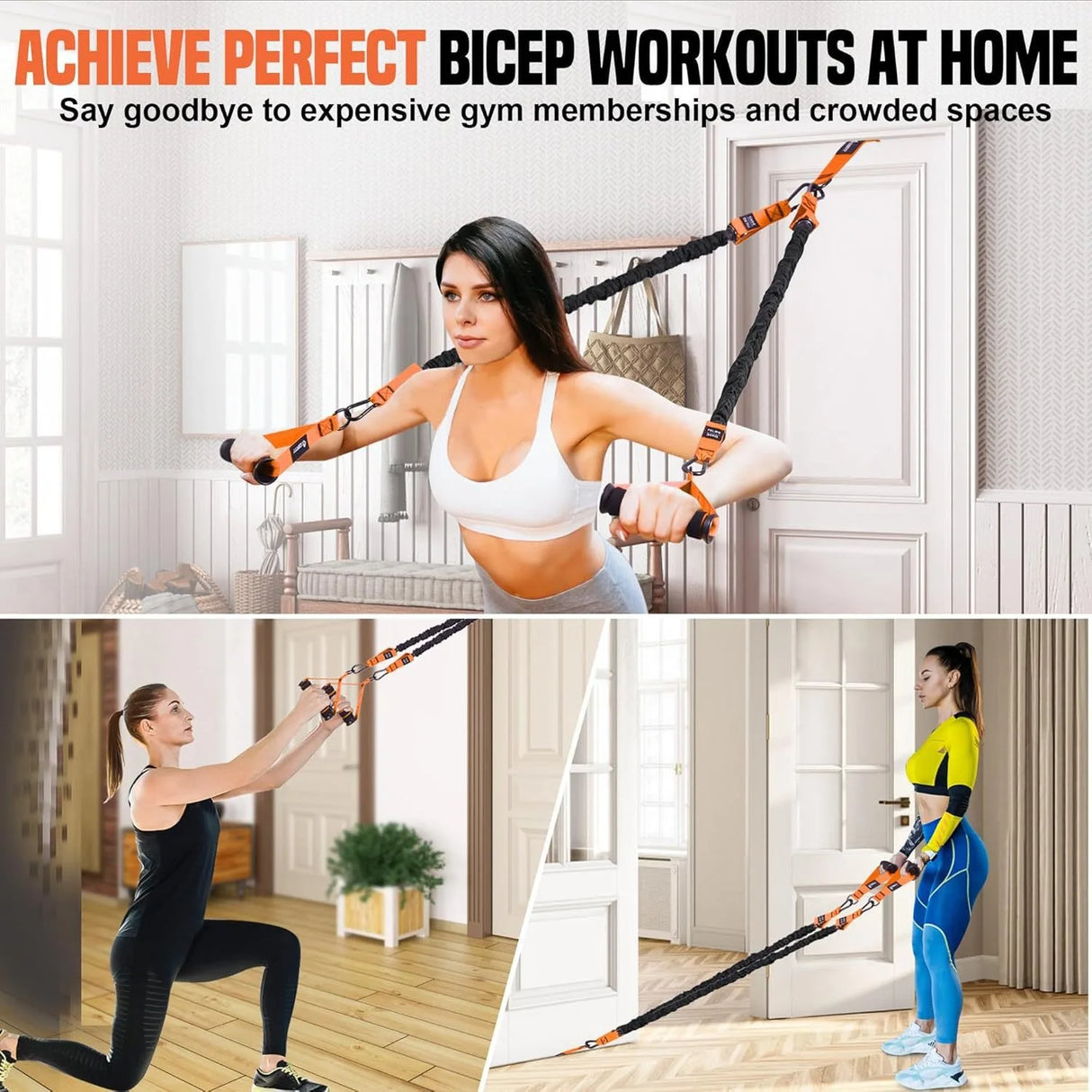 Pull Up Assistance Bands Set Resistance Strap for Chin-up Workout