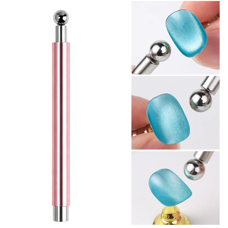 Cat Eye Nail Magnet Tool Set - 6pcs for French Tips & Gel Polish Manicure