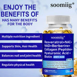 21-in-1 Cell Vitality Supplement with Resveratrol, Collagen, Turmeric