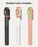Selfie Stick Tripod 1.7m with Dual Fill Lights & Bluetooth Remote
