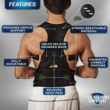 Magnetic Therapy Posture Corrector Corset Shoulder Support Belt for Men & Women